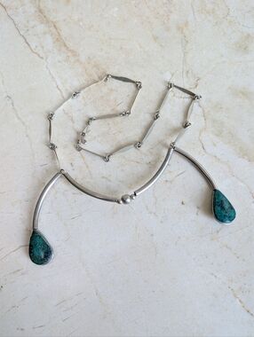 Vintage Southwest-style Chryscolla Necklace